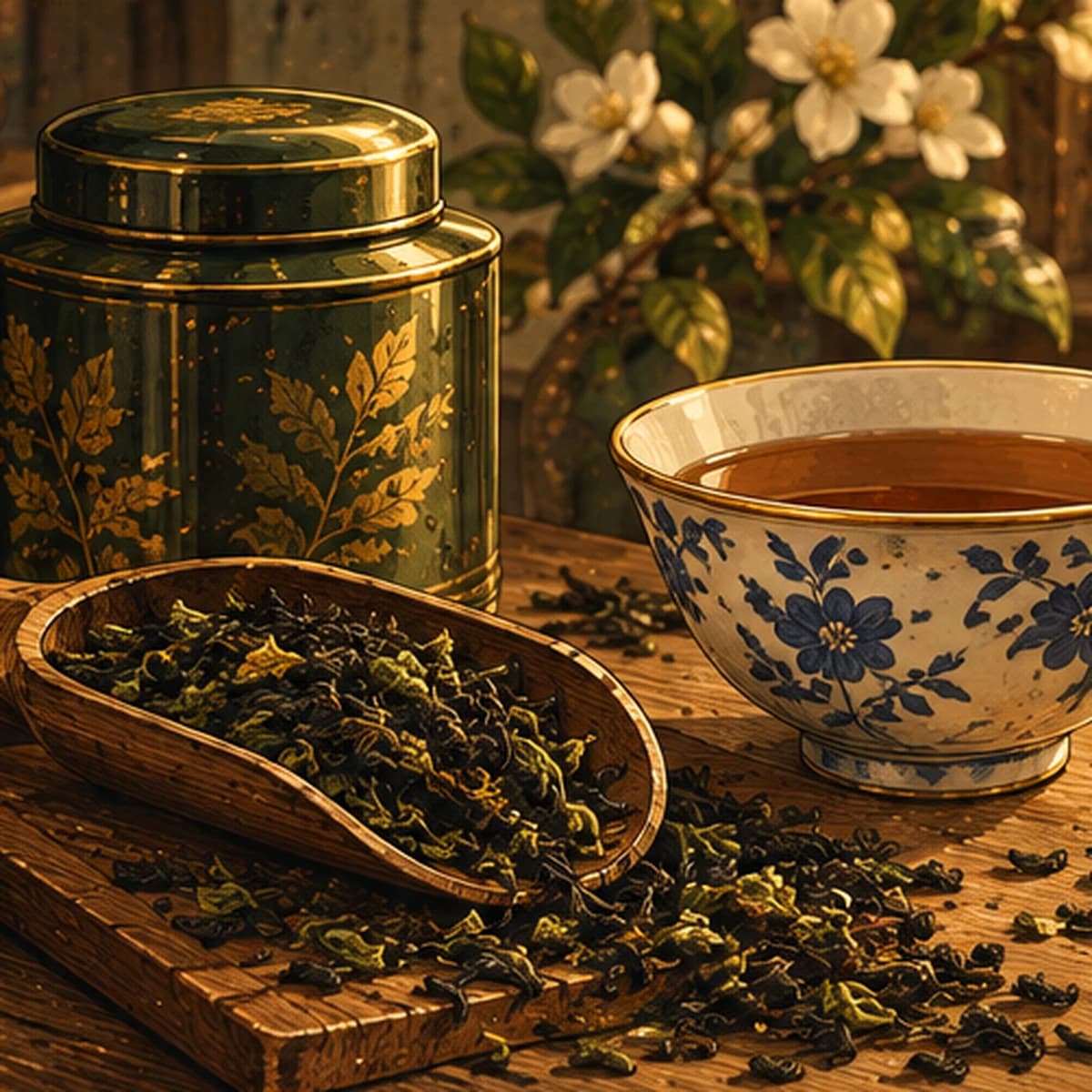 Loose leaf tea, the category image for loose leaf on this shelf.